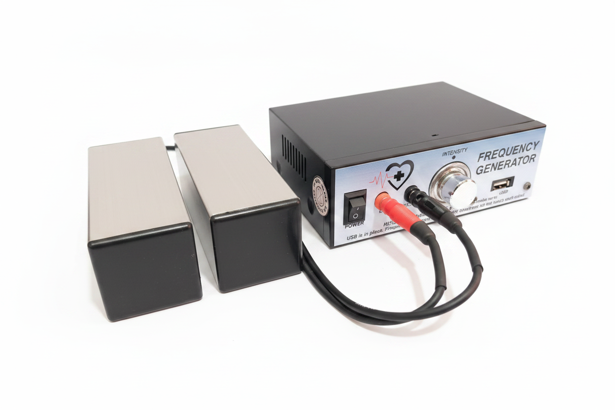 Frequency Generator White Background