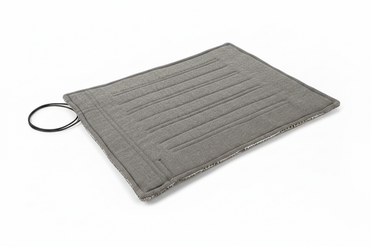 Grey Frequency Pad on White Background